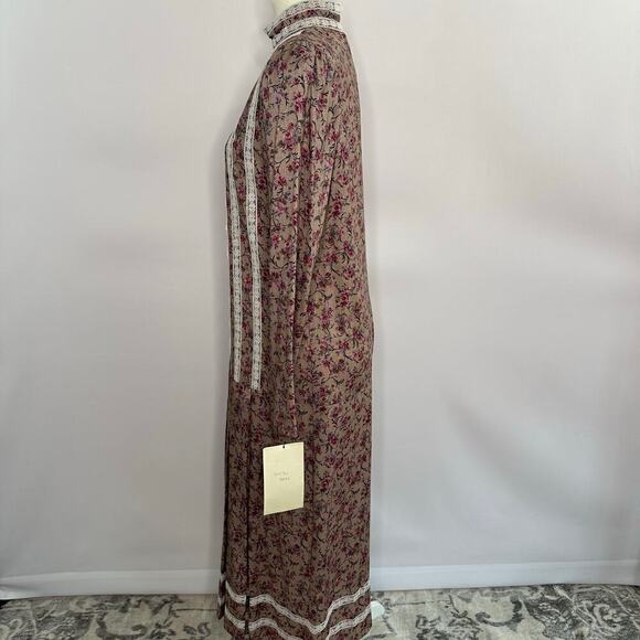 Gunne Sax by Jessica McClintock Vintage Floral Prairie /Cottagecore Dress NWT - Picture 6 of 8